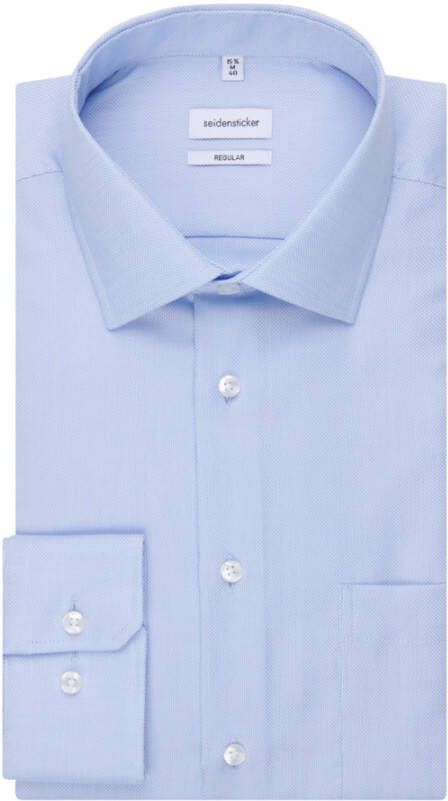 seidensticker Business Shirt Regular Blauw Heren