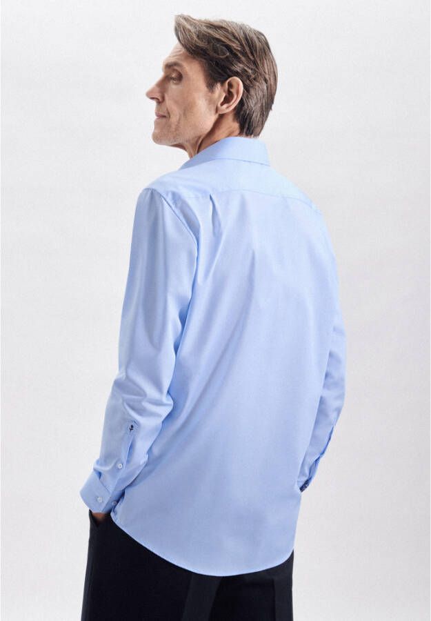 seidensticker Business Shirt Regular Blauw Heren