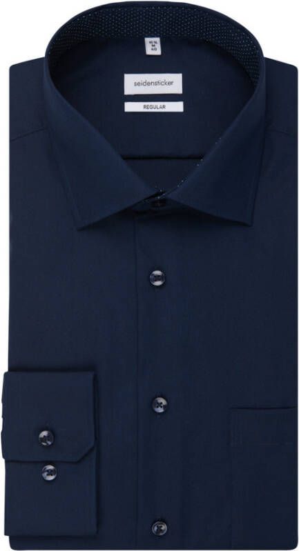 seidensticker Business Shirt Regular Blauw Heren