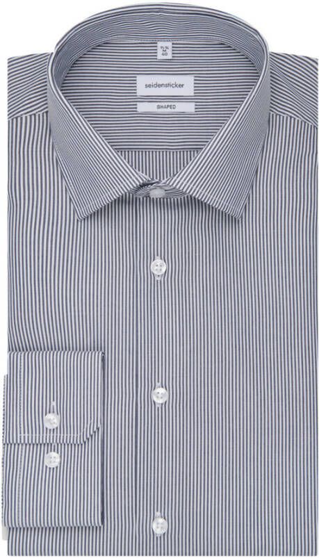seidensticker Zakelijk shirt gevormd Blauw Heren