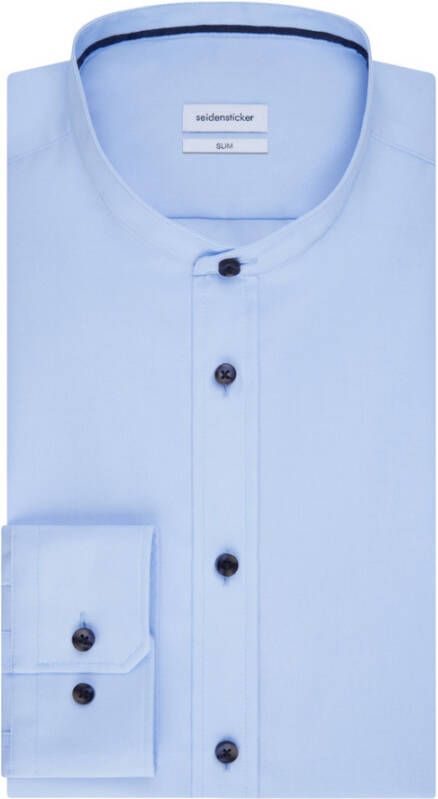 seidensticker Business Shirt Slim Blauw Heren