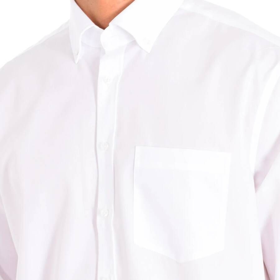 seidensticker Klassiek Wit Overhemd met Lange Mouwen White Heren
