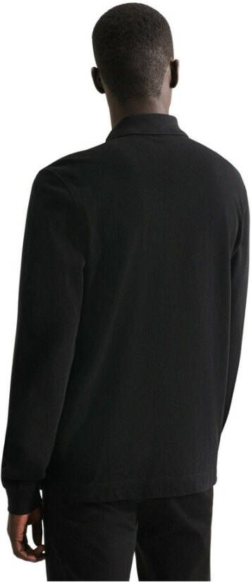 seidensticker Polo-Shirt Slim Zwart Heren