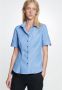 Seidensticker Overhemdblouse Zwarte roos Korte mouwen kraag uni - Thumbnail 3
