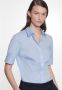 Seidensticker Overhemdblouse Zwarte roos Korte mouwen kraag uni - Thumbnail 4