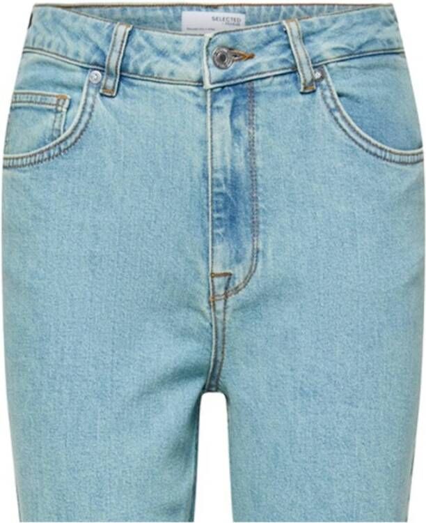 Selected Femme Jeans Blauw Dames
