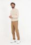 Selected Homme Beige Basic Broek met Voorplooien en Split Brown Heren - Thumbnail 2