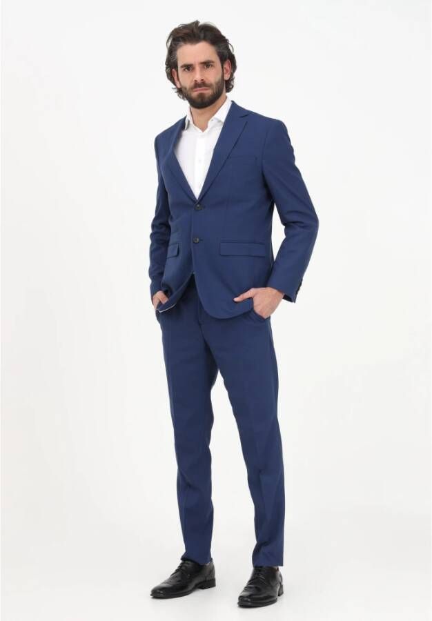 Selected Homme Suit Trousers Blauw Heren