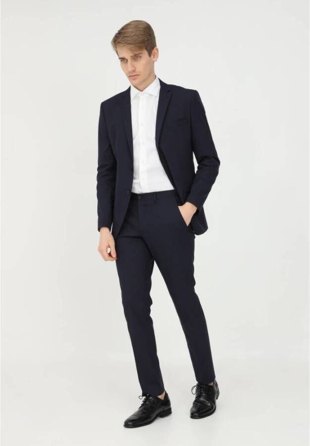 Selected Homme Suit Trousers Blauw Heren