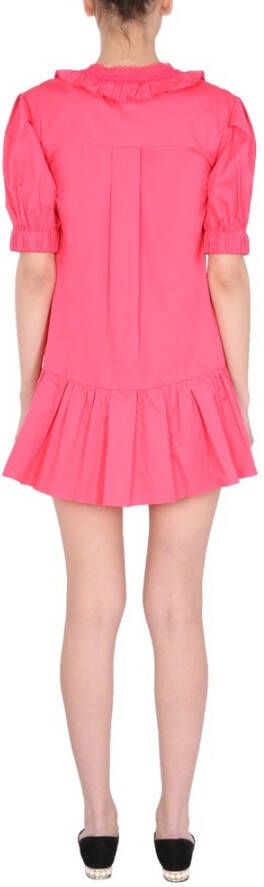 Self Portrait Elegante Kanten Feestjurk Roze Dames