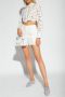Self Portrait Hoge Witte Shorts White Dames - Thumbnail 3