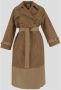 Semicouture Belted Coats Bruin Dames - Thumbnail 2
