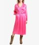 Semicouture Midi Dresses Roze Dames - Thumbnail 2