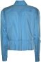 Semicouture Katoenen Blouse met Ruches Zoom Blue Dames - Thumbnail 2