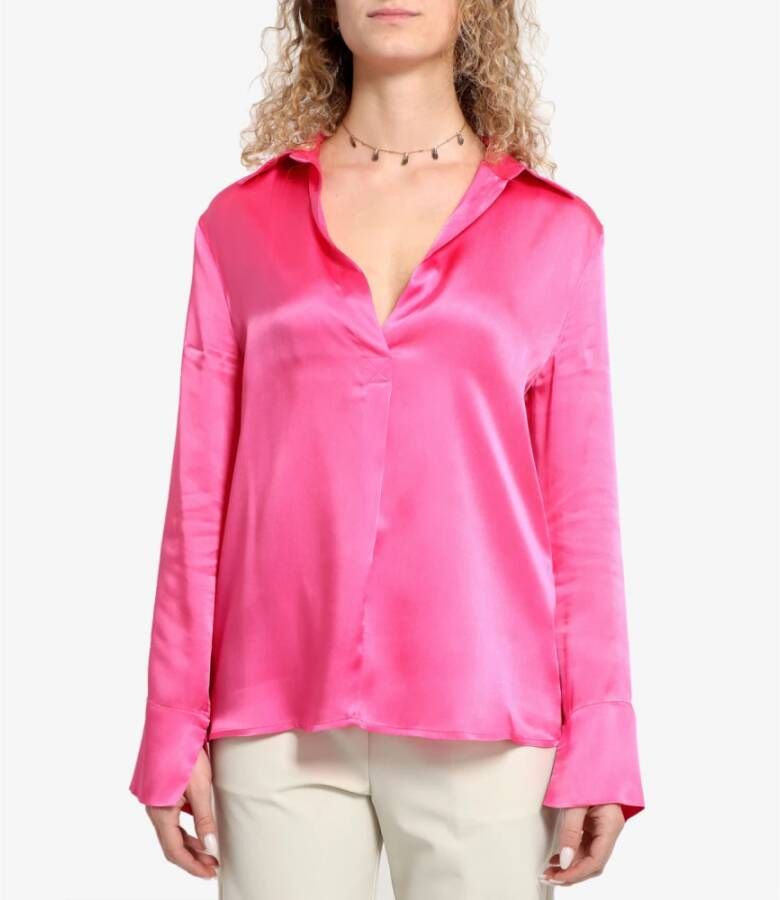 Semicouture Shirts Roze Dames