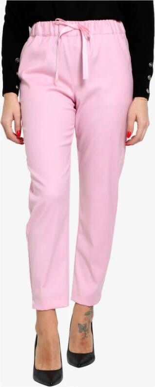 Semicouture Slim-fit broek Roze Dames