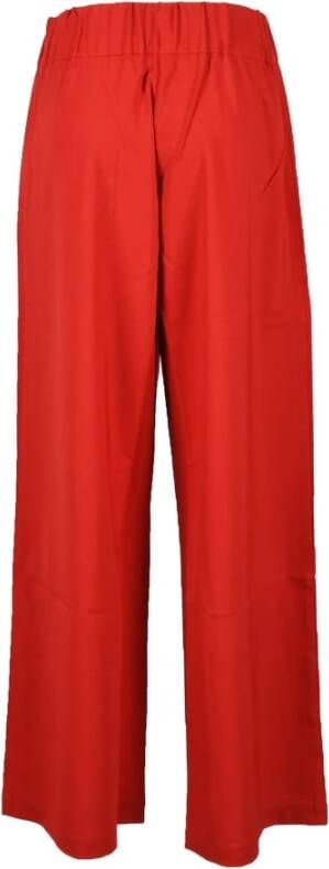 Semicouture Trousers Rood Dames