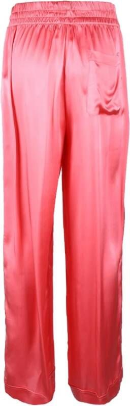 Semicouture Trousers Roze Dames