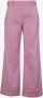 Semicouture Wide Trousers Pink Dames - Thumbnail 2