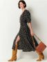 Sessun Bedrukte Giuliana Jurk Multicolor Dames - Thumbnail 1