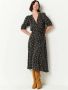 Sessun Bedrukte Giuliana Jurk Multicolor Dames - Thumbnail 2