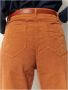 Sessun Crop en wijde pijpen katoenen fluwelen broek Orange Dames - Thumbnail 4