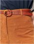 Sessun Crop en wijde pijpen katoenen fluwelen broek Orange Dames - Thumbnail 5