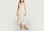 Sessun Rosalba Strapless Maxi Jurk Wit Dames - Thumbnail 2