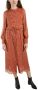 Sessun Paisley Bloemen Maxi Jurk Roze Dames - Thumbnail 2
