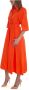 Seventy Chemisier dress Oranje Dames - Thumbnail 2