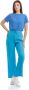 Seventy Effen kleur elastische taille broek White Dames - Thumbnail 9