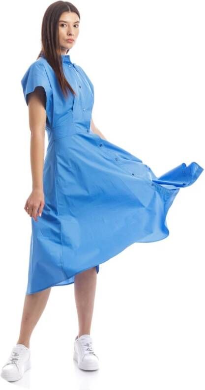 Seventy Shirt Dresses Blauw Dames