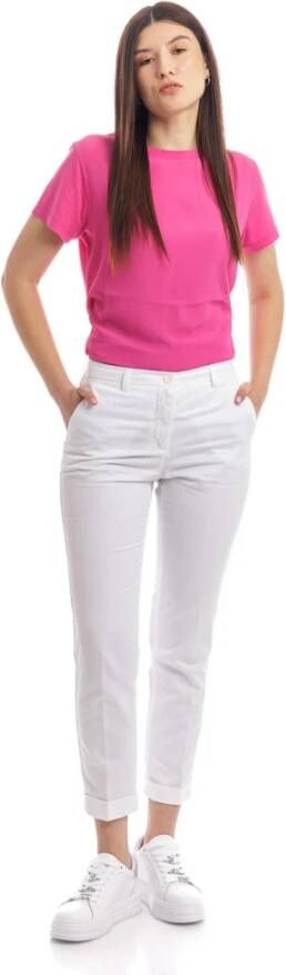 Seventy Slim-fit Trousers Wit Dames