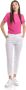 Seventy Effen kleur elastische taille broek White Dames - Thumbnail 12