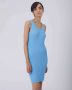 Silvian Heach Daggebreide jurk Blauw Dames - Thumbnail 7