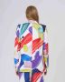 Silvian Heach Multicolor Geprinte Blazer Meerkleurig Dames - Thumbnail 2