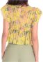 Silvian Heach Bloes met bloemenprint en ruches Multicolor Dames - Thumbnail 4