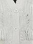 Silvian Heach Gebreid Cardigan White Dames - Thumbnail 2