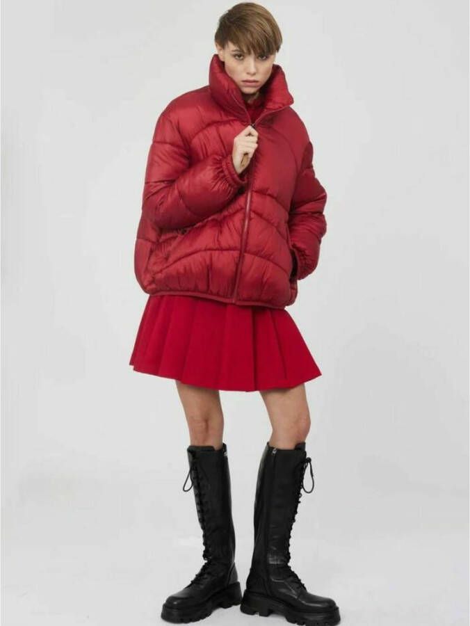 Silvian Heach Down Jackets Rood Dames