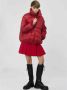 Silvian Heach Oversized Short Down Jacket Rood Dames - Thumbnail 2