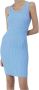 Silvian Heach Daggebreide jurk Blauw Dames - Thumbnail 5