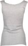Silvian Heach Grijze Viscose Tanktop met Brede Schouders Grijs Dames - Thumbnail 2