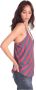 Silvian Heach Gestreepte V-hals Top Multicolor Dames - Thumbnail 2