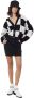 Silvian Heach Ruimvallende Geruite Cardigan Black Dames - Thumbnail 2