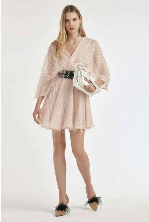 Silvian Heach Piumage jurk Beige Dames