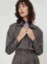 Silvian Heach Geruite jumpsuit met klikkraag Grijs Dames - Thumbnail 2