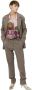 Silvian Heach Regelmatig gecontroleerde broek Bruin Dames - Thumbnail 2