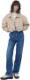 Silvian Heach Ribbed turtleneck with wide sleeves Wit Dames - Thumbnail 2