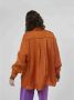 Silvian Heach Overhemd Klassieke Stijl Orange Dames - Thumbnail 2