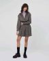 Silvian Heach Geruite jumpsuit met klikkraag Grijs Dames - Thumbnail 4